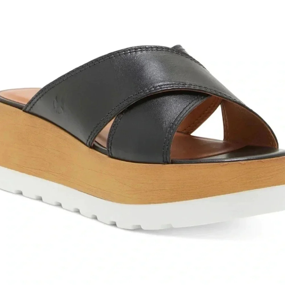 LUCKY BRAND
VEBONY LEATHER PADDED INSOLE PLATFORM SANDALS